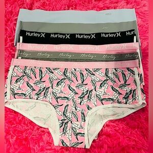 Aerie Pink and Gray Feather Print Panties